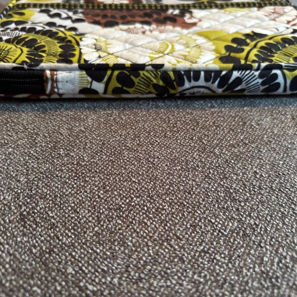 Vera Bradley Floral Tablet Sleeve - Green, Brown, White